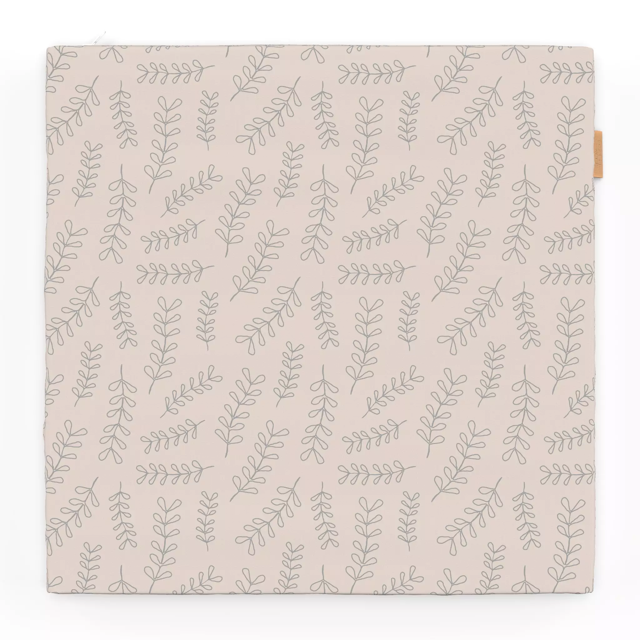 Sitzkissen Lined Doodle Leaves beige Lined Doodle Leaves beige