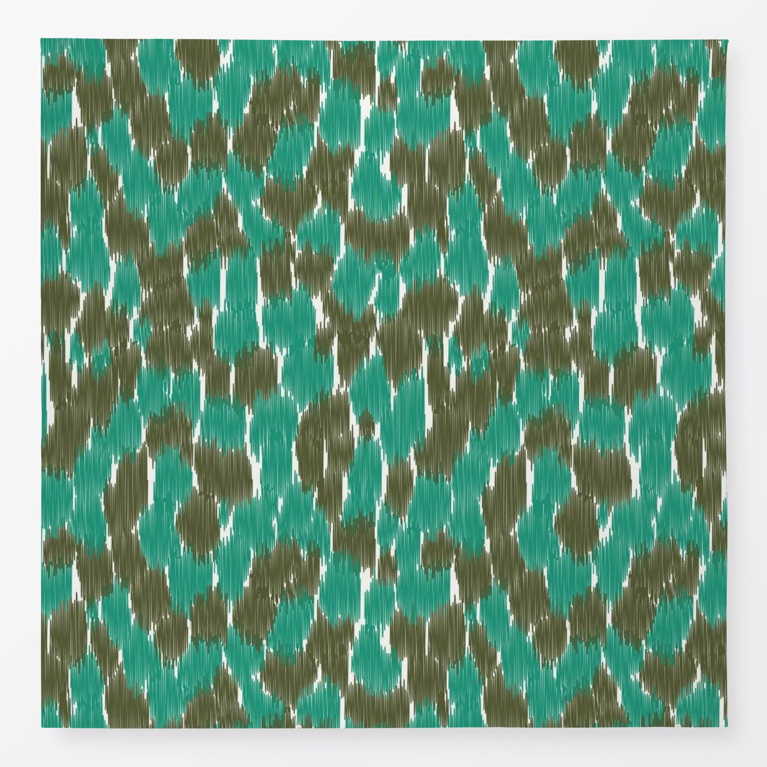 Tischdecke Abstrakt Scribble Grün - Symbole & Muster - von „DEINKI"; abstrakt, Geometrisch, bunt, scribble, Farbflecken, bol...