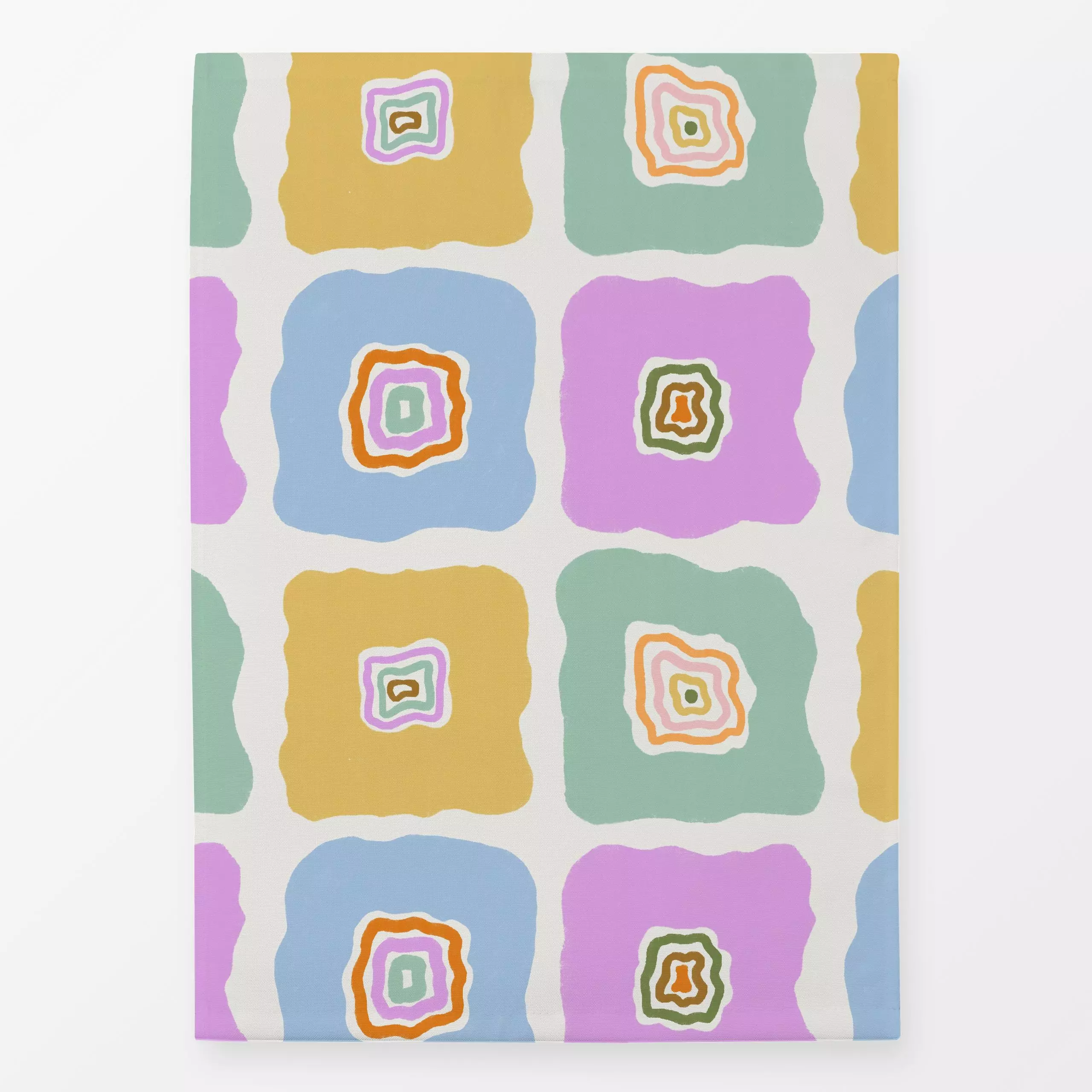 Geschirrtücher Retro Flower Summer - Blumen & Florales, Symbole & Muster - von „Patries Elisabeth"; hippie, Blumen, Retro, G...