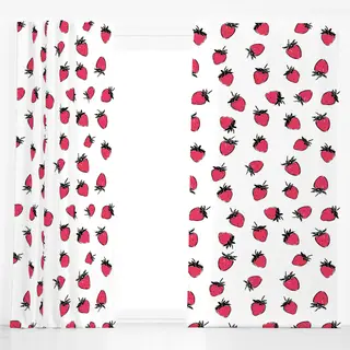 Dekovorhang Erdbeeren