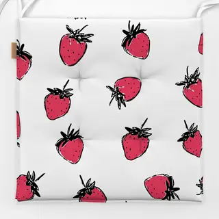 Sitzkissen Erdbeeren