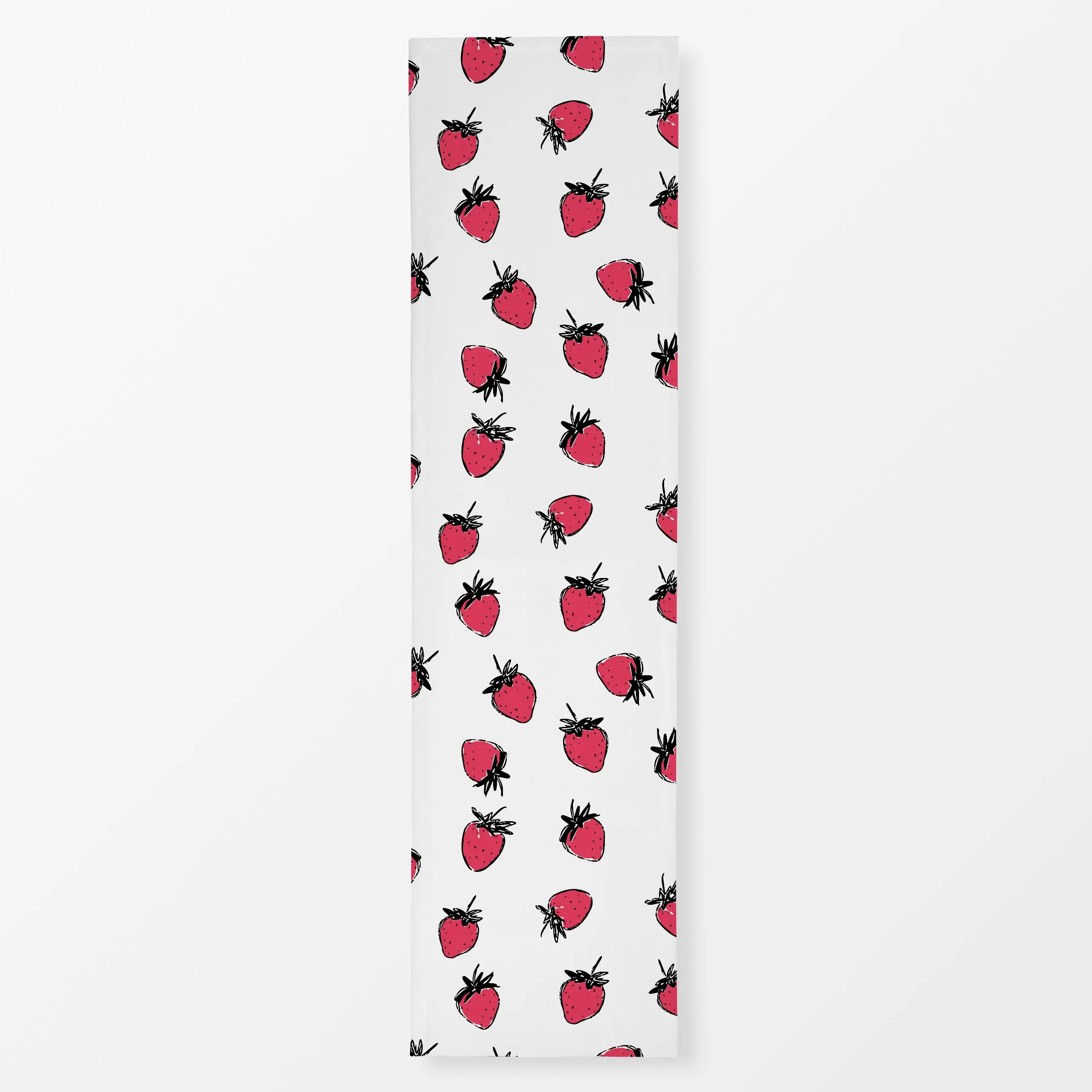 Tischläufer Erdbeeren - Frühling, Früchte, Ostern - von „moDeern Design Studio"; Erdbeeren, Früchte, Sommer, Ostern, erdbeer...