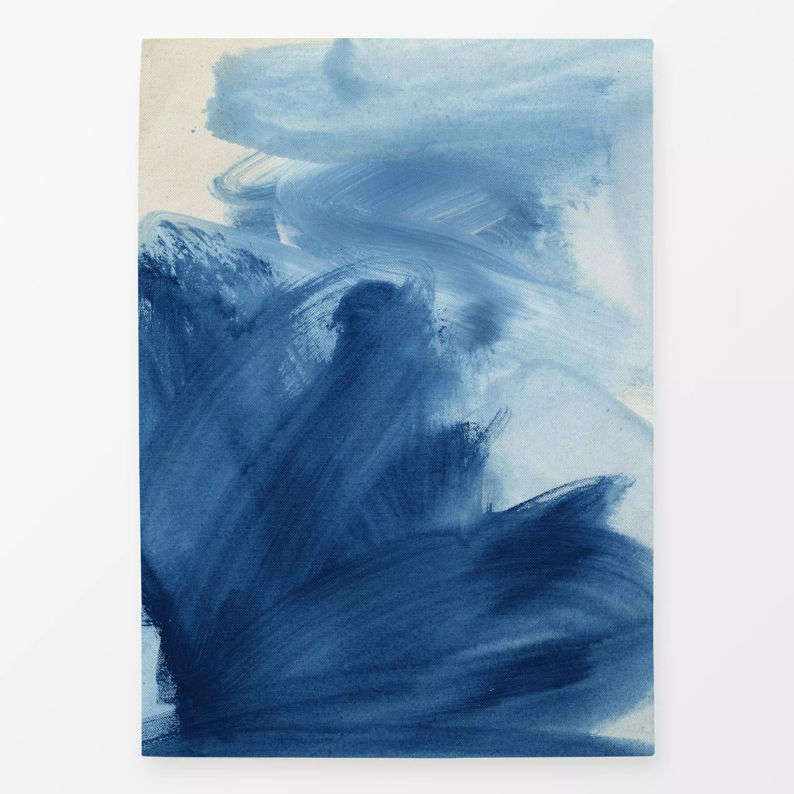 Geschirrtücher Painterly Perfection Blau 3 - Symbole & Muster - von „Primus Pattern"; Wasserfarben, Aquarell, Struktur, abst...