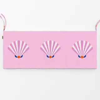 Bankauflage Shell and Stripes Pink