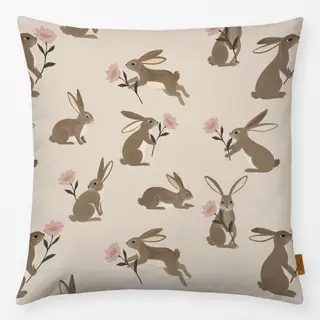 Kissen Ostern Hasen Blumen