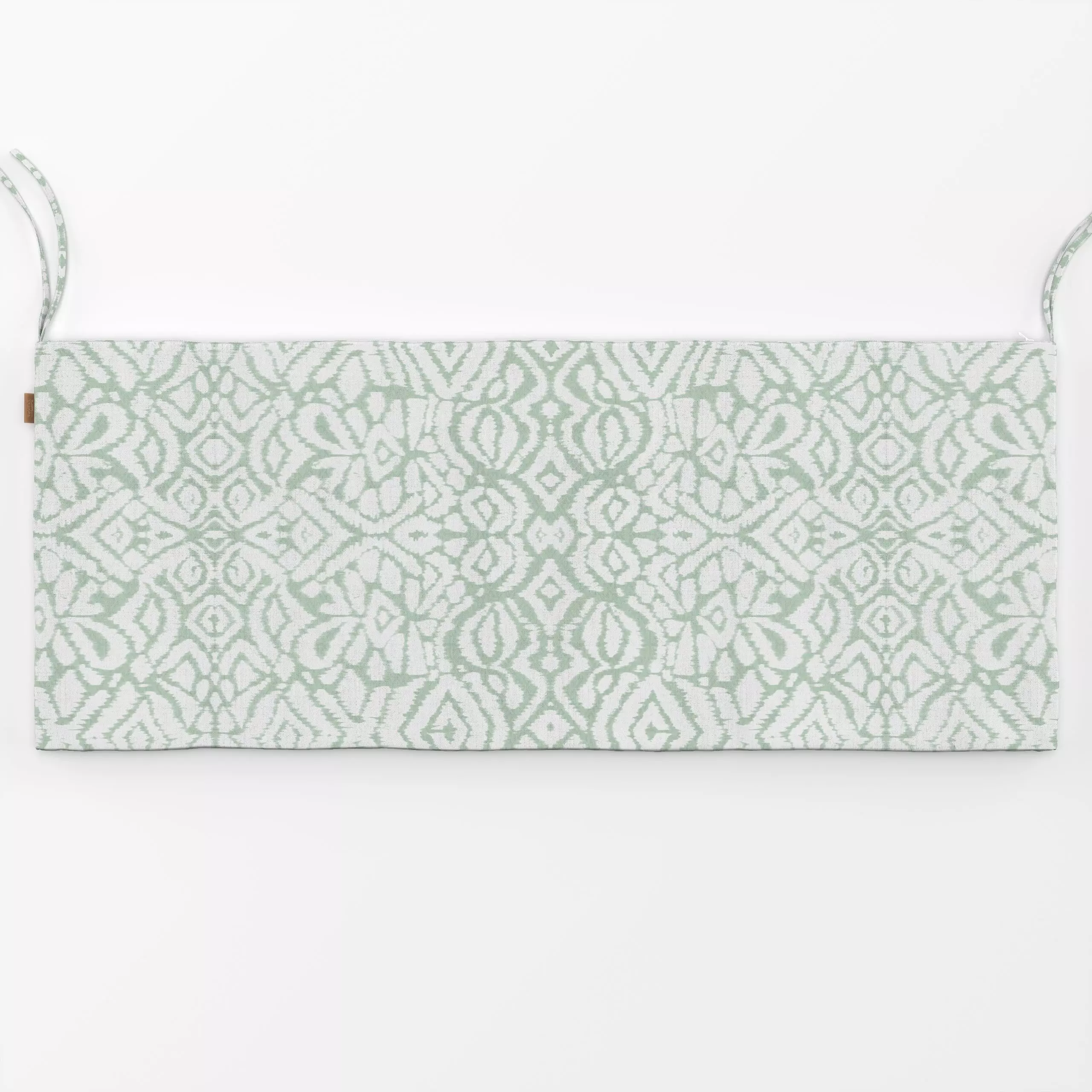 Bankauflage Boho Ikat salbei grün - Sommer, Symbole & Muster - von „Bloomery Decor"; boho, Muster, abstrakt, Salbei, Summerf...