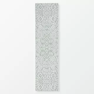 Tischläufer Boho Ikat salbei grün