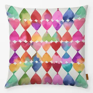 Kissen Valentinstag Herze Bunt Liebe