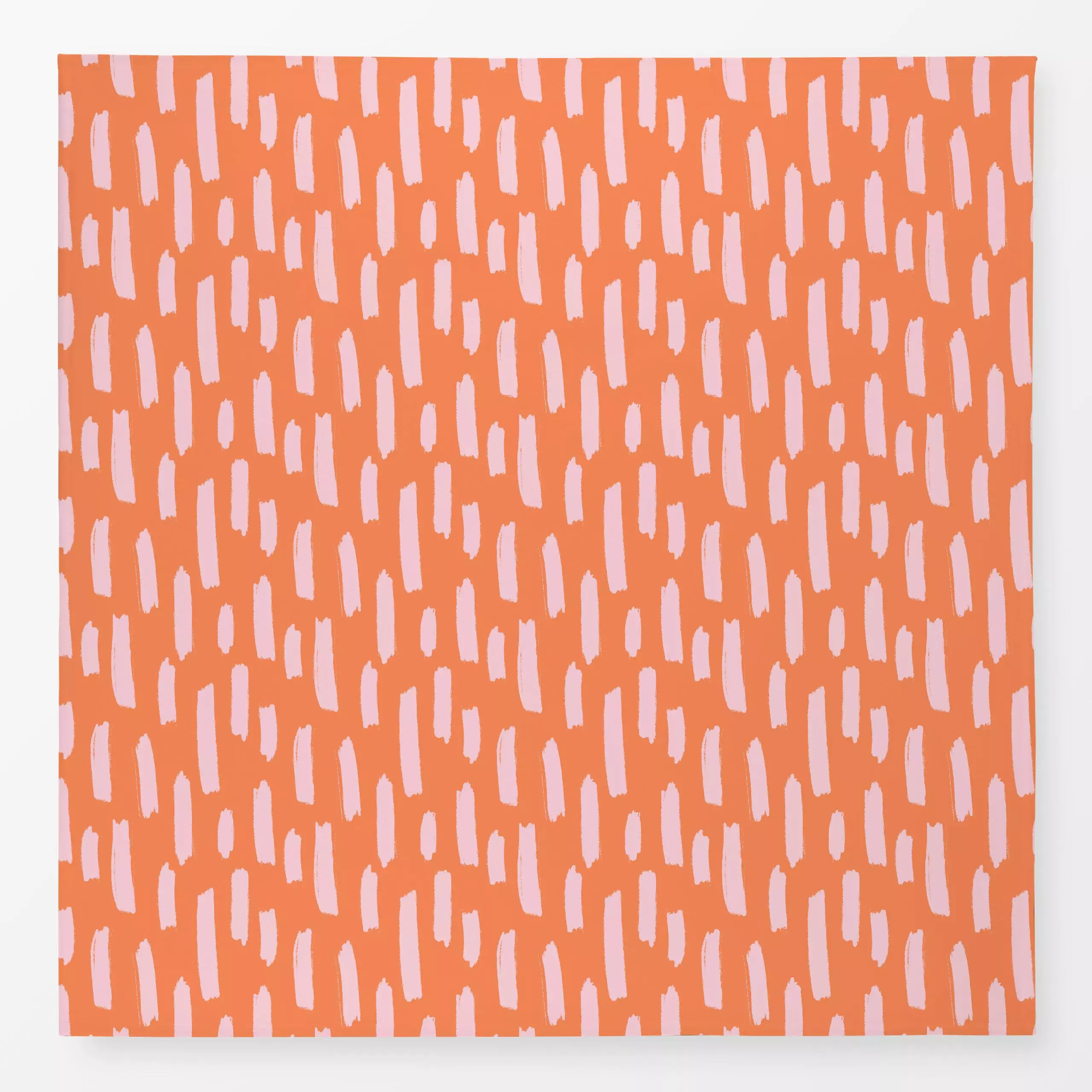 Tischdecke Brush Strokes Orange & Blush - Symbole & Muster - von „Julia Marquardt-Lott"; Muster, rosa, Rosen, Orange, brushs...