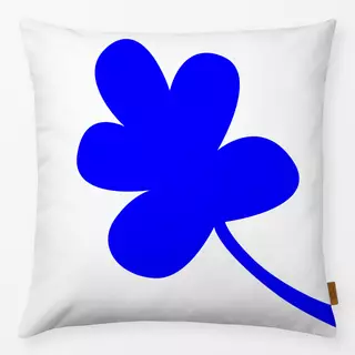Kissen Blaues Blatt