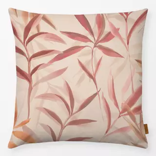Kissen Blush Pink Tropical leaves