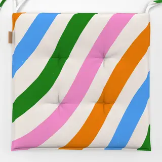 Sitzkissen Wellen Multi Bold