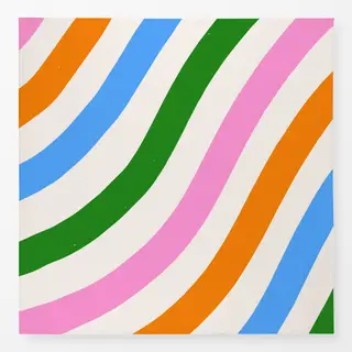 Tischdecke Wellen Multi Bold