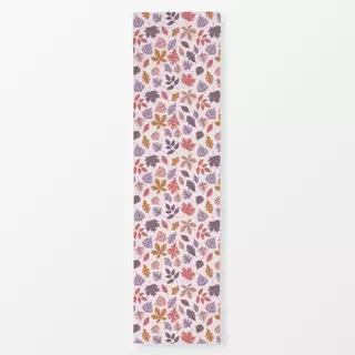 Tischläufer Herbstblätter Lila Rosa