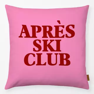 Kissen Après Ski Club Pink