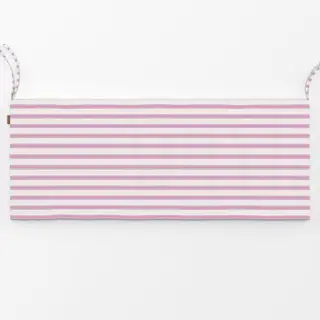 Bankauflage Streifen Lila Pink Beige