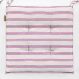 Sitzkissen Streifen Lila Pink Beige