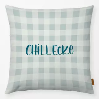 Kissen Chillecke misty blue