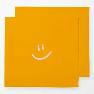 Servietten Happy Face yellow