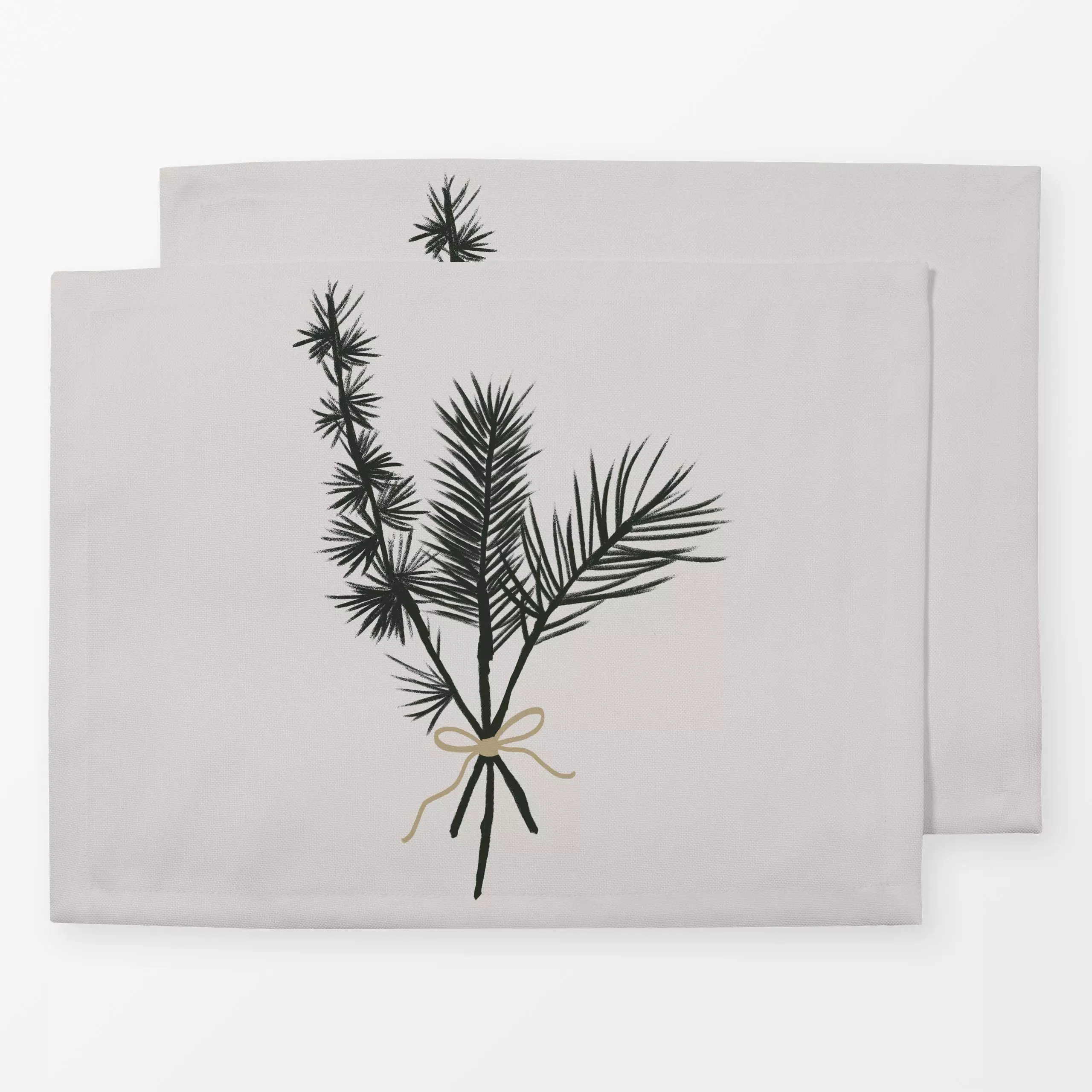 Tischset Weihnachtsstrauß 2 - Weihnachten, Winter - von „textilwerk"