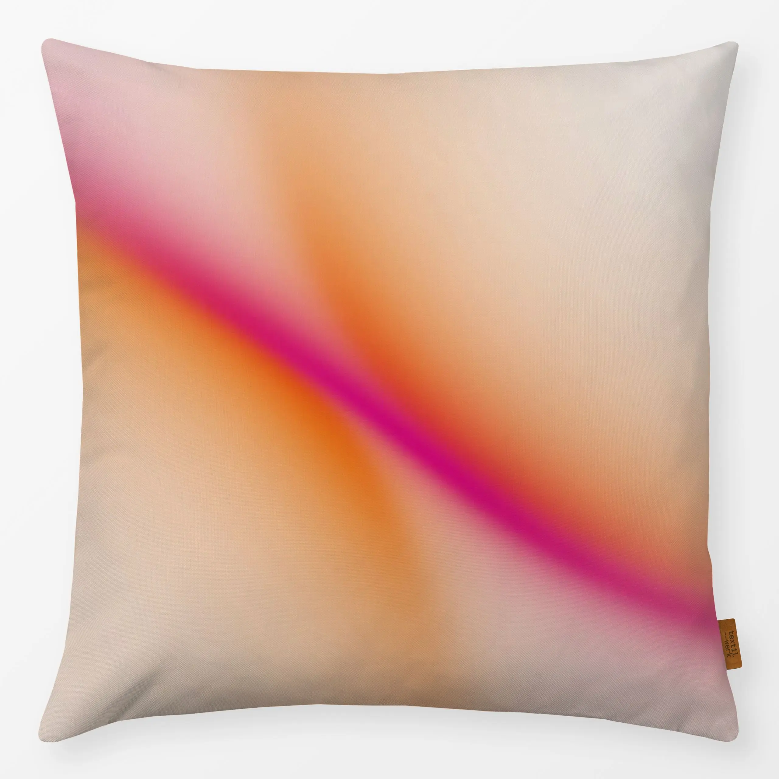 Kissen Dopamine for your Eyes - Symbole & Muster - von „Malou Studio"; marrokko, boho, hippie, Muster, Aquarell, Farbverläuf...