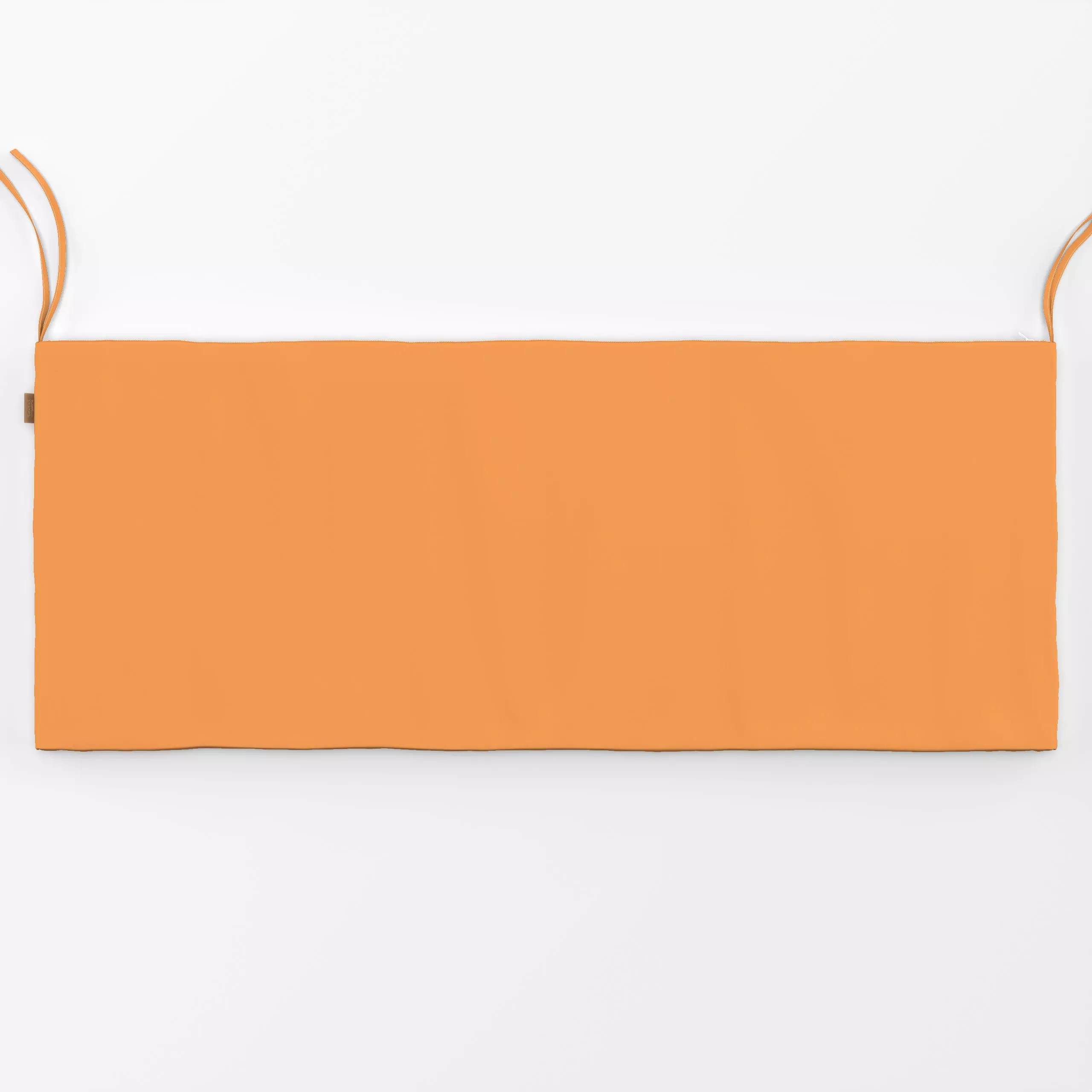Bankauflage colors Orange Botanics - Symbole & Muster - von „textilwerk colors"; Orange, bunt, schlicht, Farben, uni, einfar...