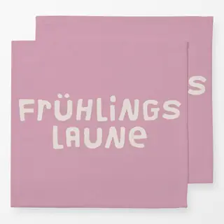 Servietten Frühlingslaune rosa