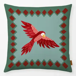 Kissen Parrot - green
