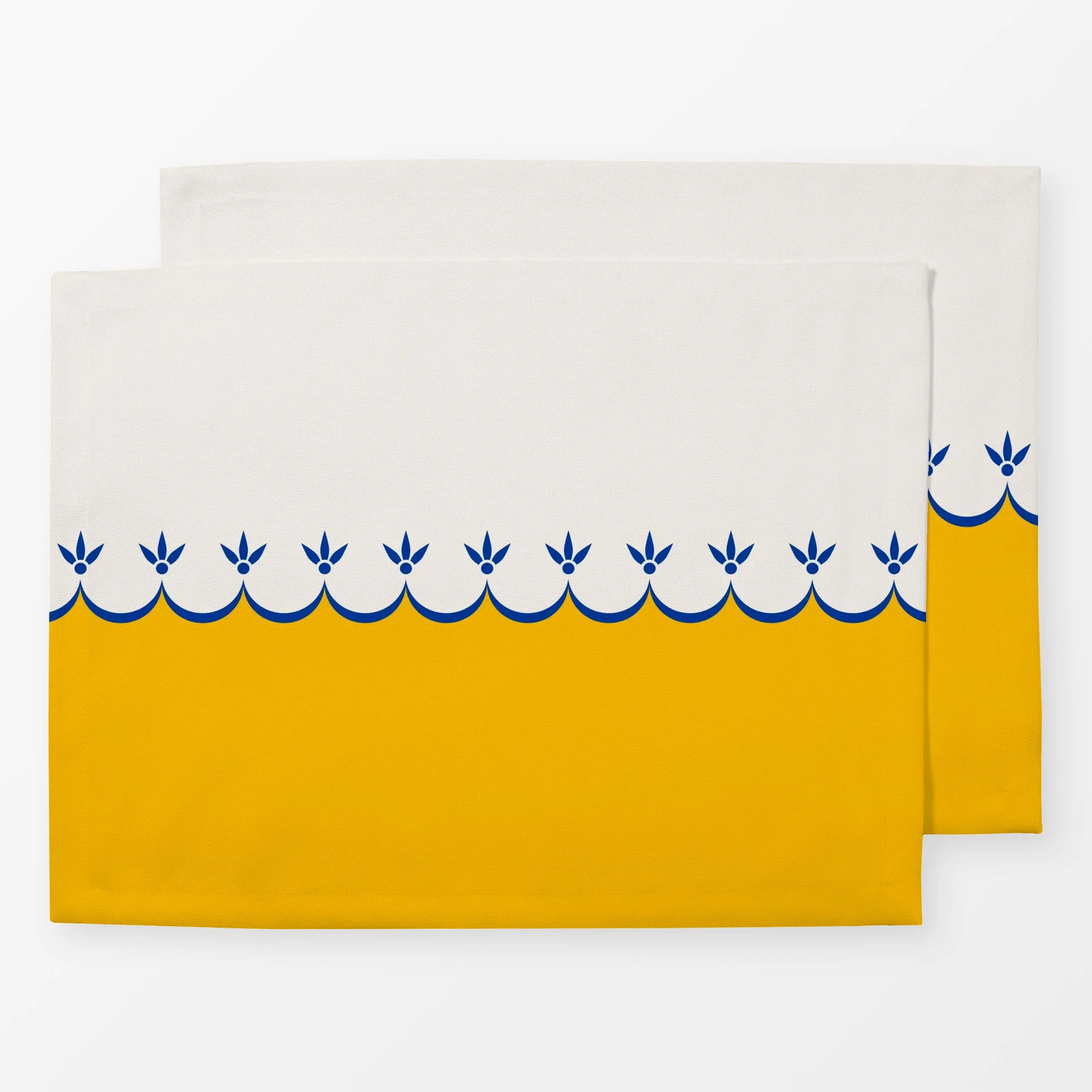 Tischset Bordüre Folkart - Sommer, Symbole & Muster - von „Kerstin Ax"; Muster, Sommer, folklore, griechenland, Folkart, Bor...