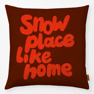 Kissen Snow Place Like Home 2