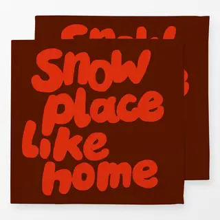 Servietten Snow Place Like Home 2