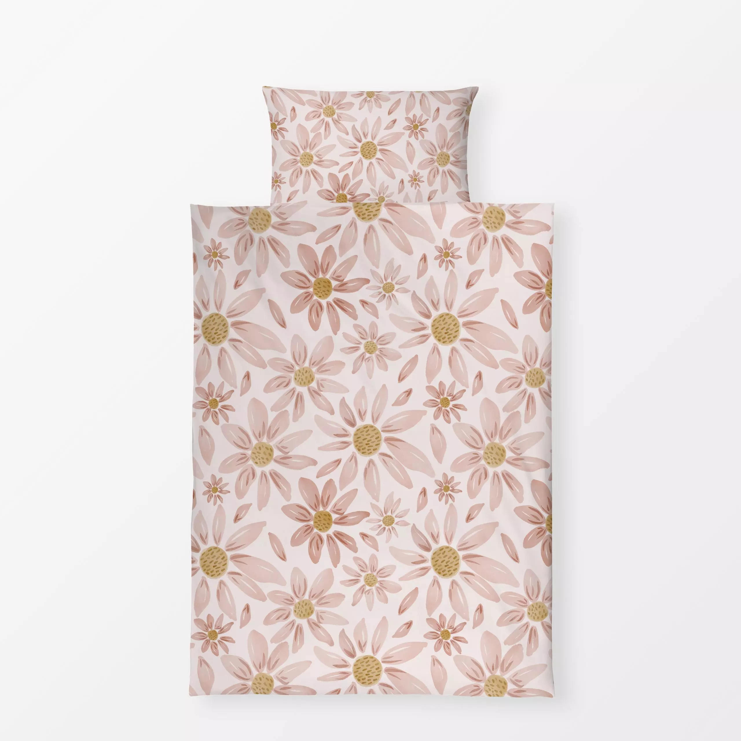 Bettwäsche Gänseblümchen - Blumen & Florales, Frühling - von „Menina Lisboa "; minimal, Muttertag, floral, farmhaus, country...