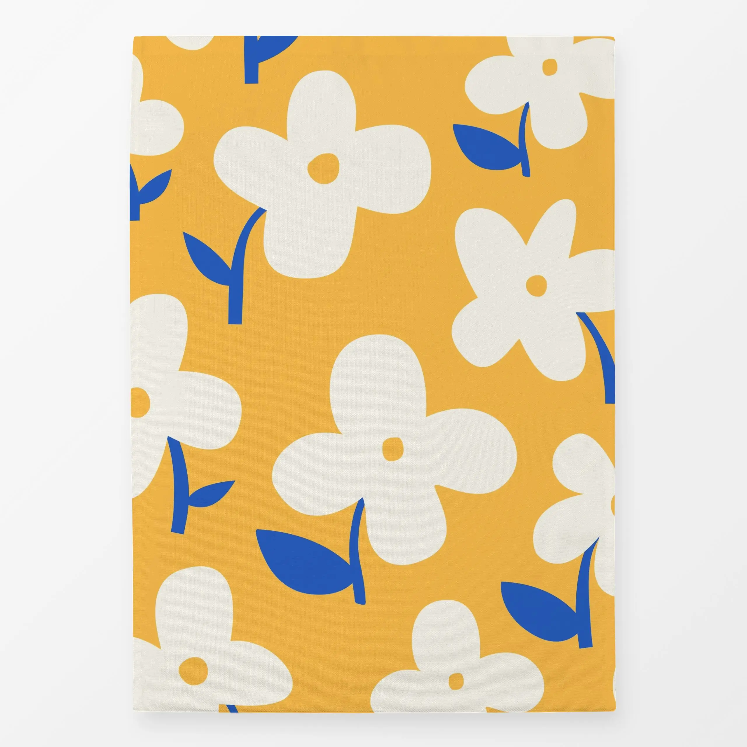 Geschirrtücher Blumen Muster abstrakt Gelb - Blumen & Florales, Frühling, Ostern - von „Heyduda"; Muster, abstrakt, Blumen, ...