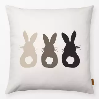 Kissen Bunny Trio beige