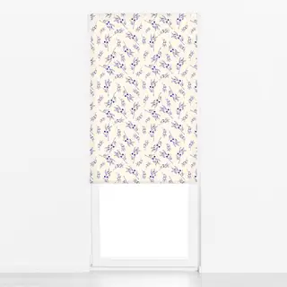 Raffrollo Santorini Olive Branch Pattern