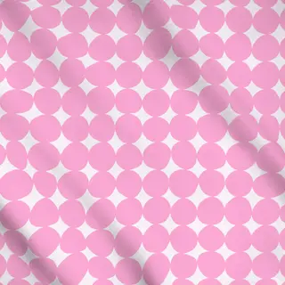 Meterware Organische Kreise Pink