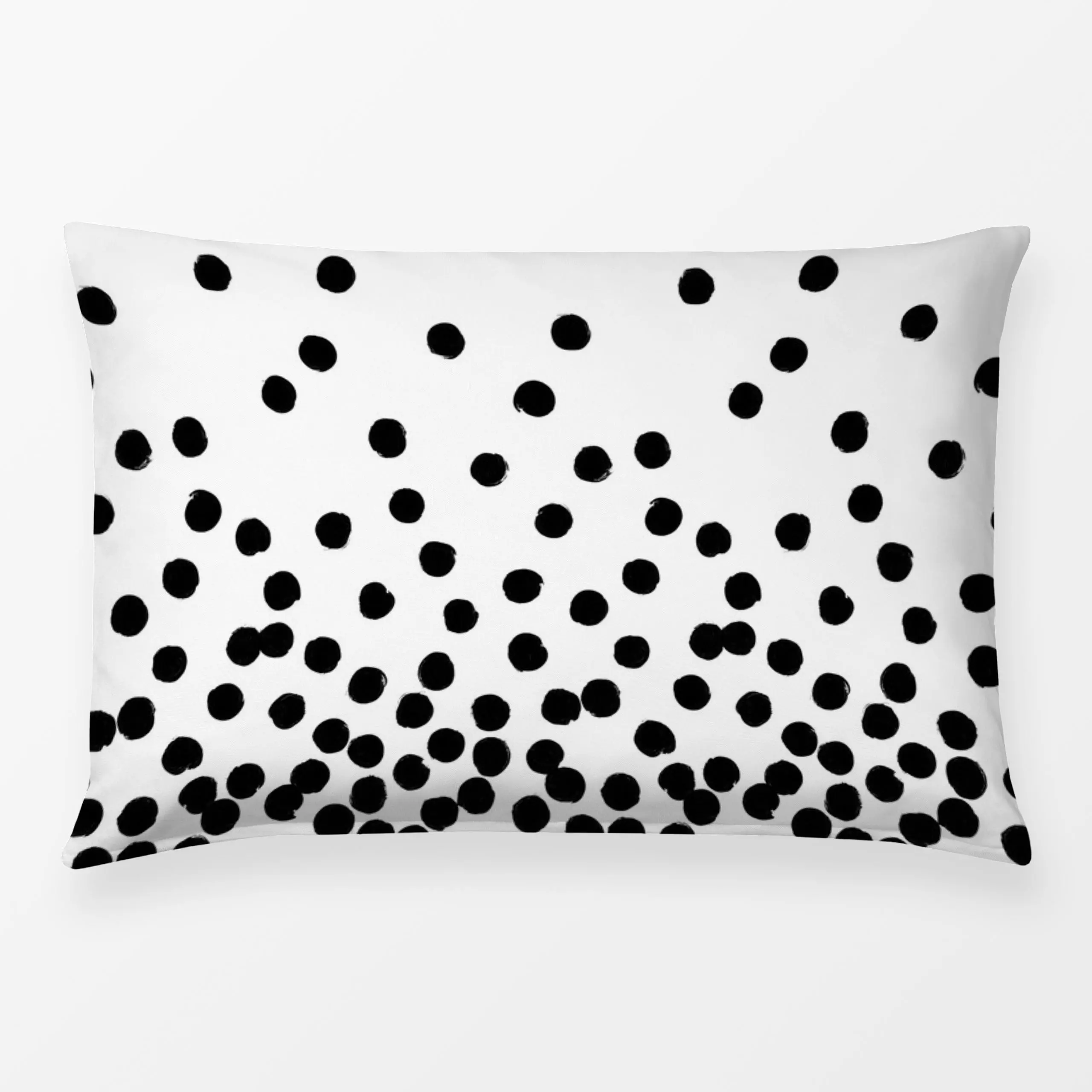 Bettwäsche Rouge 1 - Symbole & Muster - von „Primus Pattern"; schwarz, abstrakt, Punkte, graphisch, skandinavisch, Farbverlä...