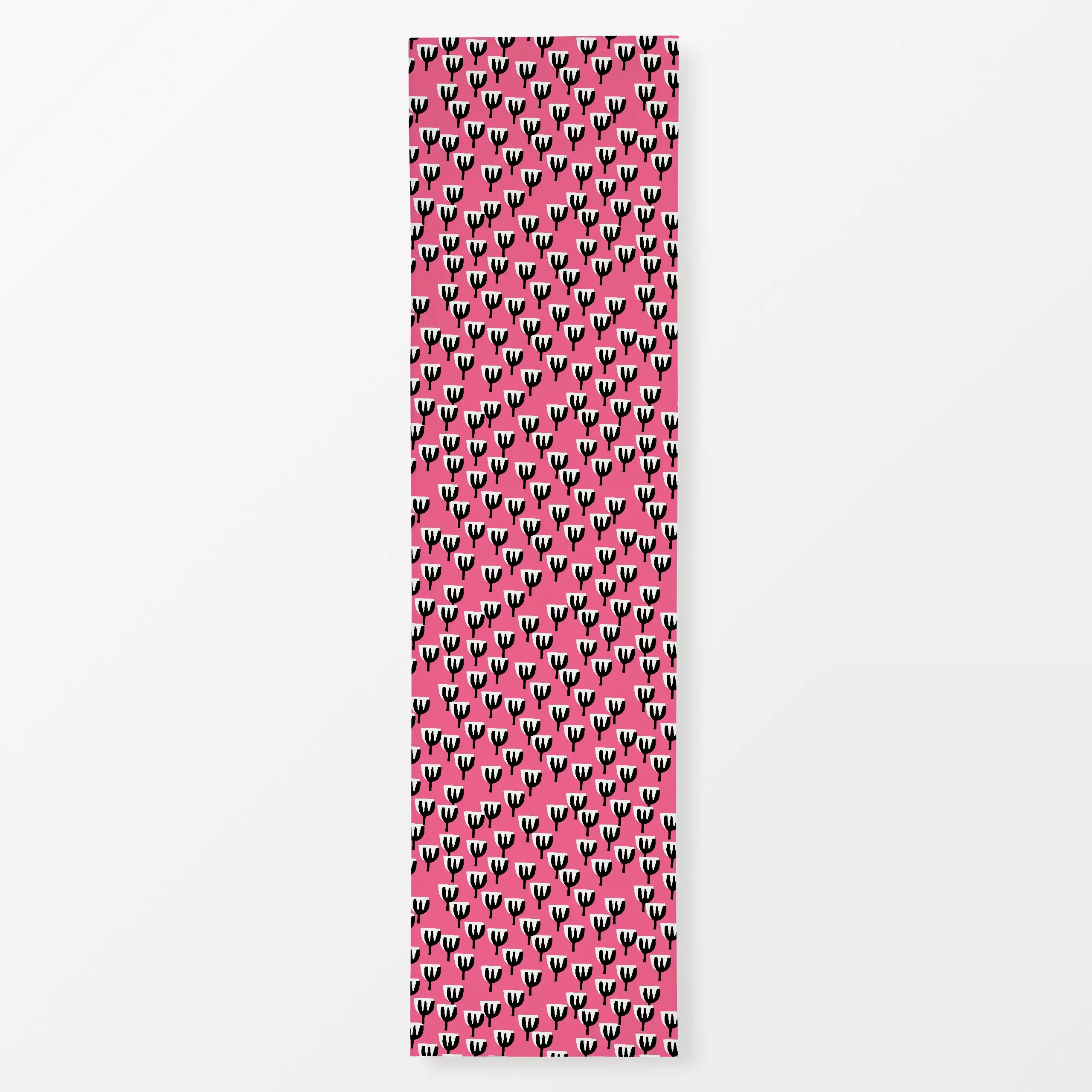 Tischläufer Autumn Burst Pink - Blumen & Florales, Symbole & Muster - von „Lisa Jasmin Bauer"; Muster, abstrakt, Herbst, pat...