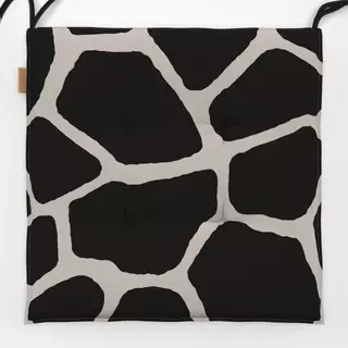 Sitzkissen Giraffe schwarz