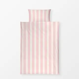 Bettwäsche Blush Pink Vertical Stripes