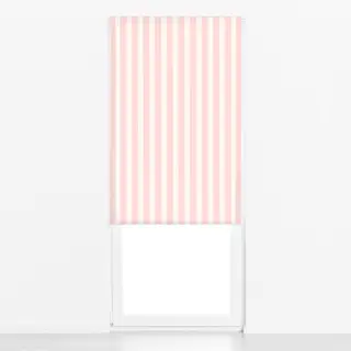 Raffrollo Blush Pink Vertical Stripes