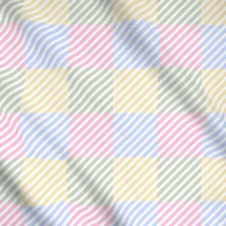 Meterware Diagonale Streifen Pastell