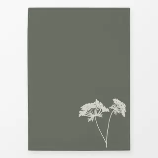 Geschirrtücher Wilde Möhre Pur Grün Dunkel