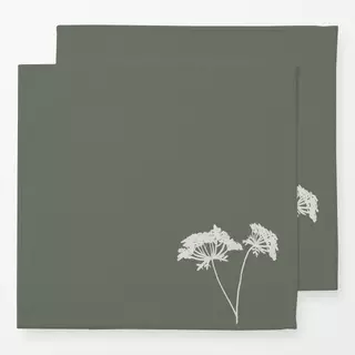 Servietten Wilde Möhre Pur Grün Dunkel