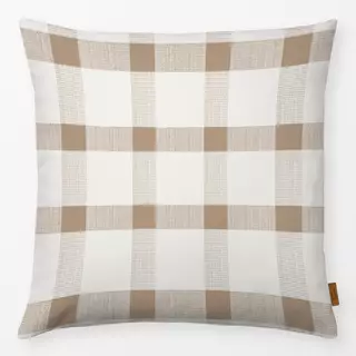 Kissen Karo beige