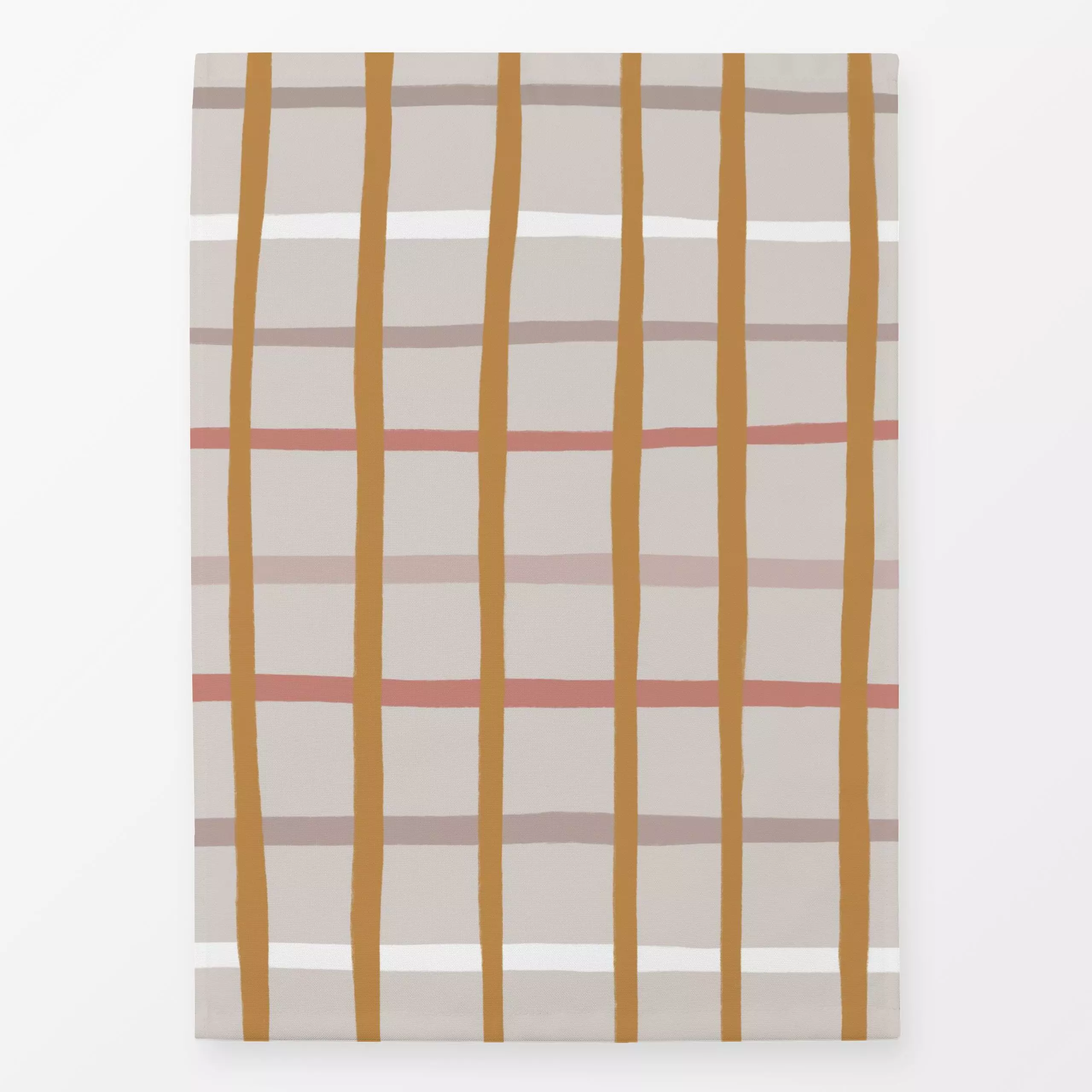 Geschirrtücher Rosa Occer Stripes - Symbole & Muster - von „Menina Lisboa "; rosa, Abstrakt, Orange, modern, Kinderzimmer, F...