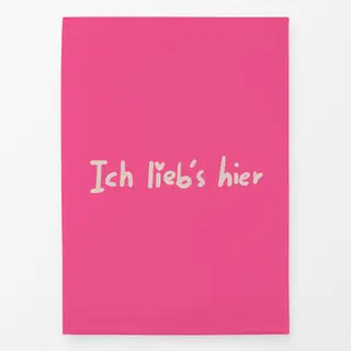 Geschirrtücher Liebs hier pink
