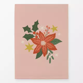 Geschirrtücher Weihnachtsstern Rosa