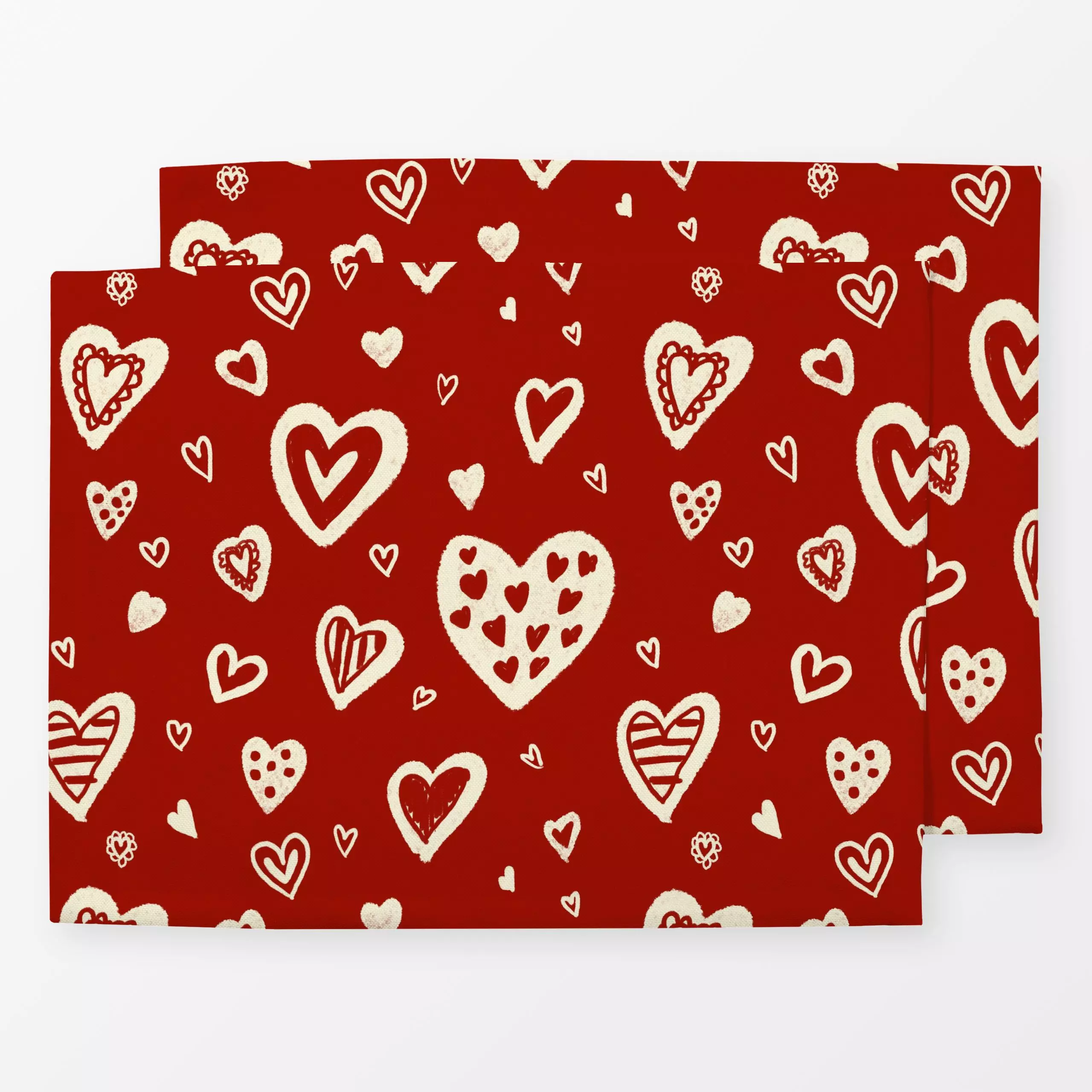 Tischset Herzen, Sommer, von Studio Dolci