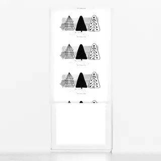 Raffrollo Tannenbaum no1